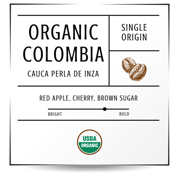 Organic Colombia Cauca Perla De Inza – Black River Roasters